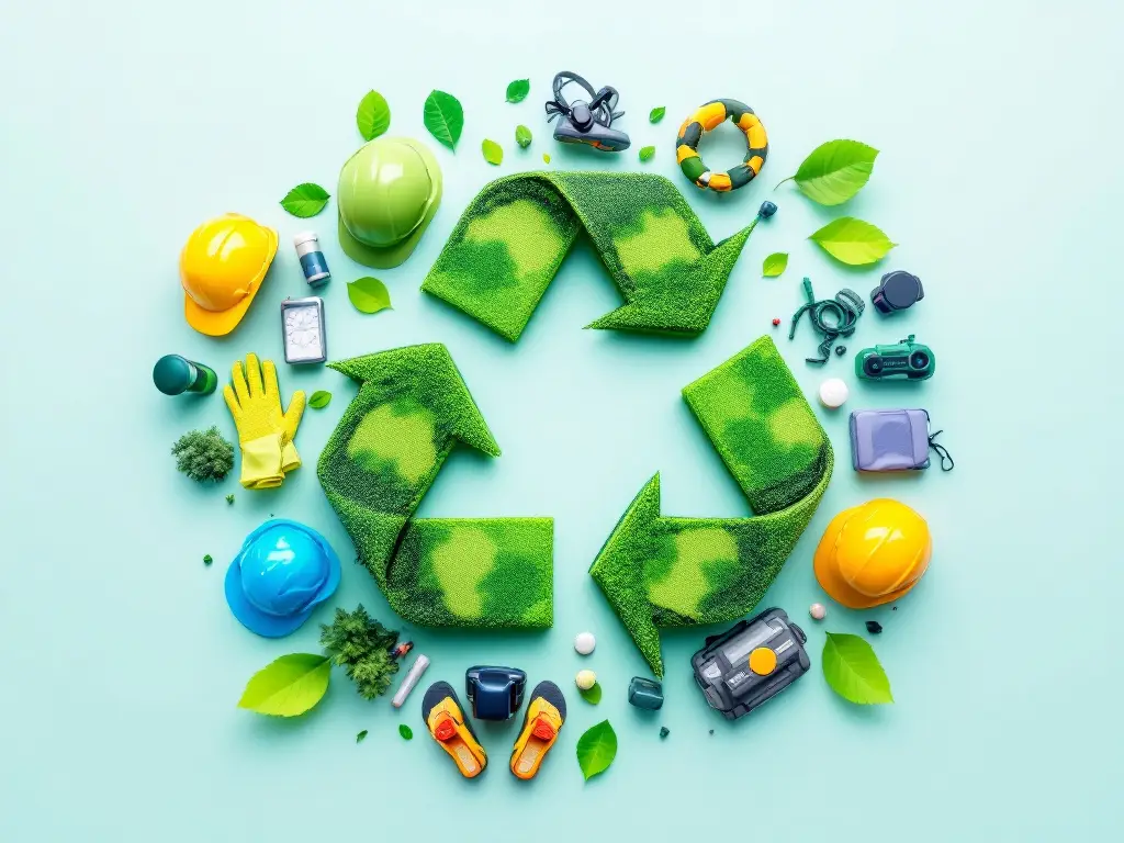 recyclage des matériaux de protection