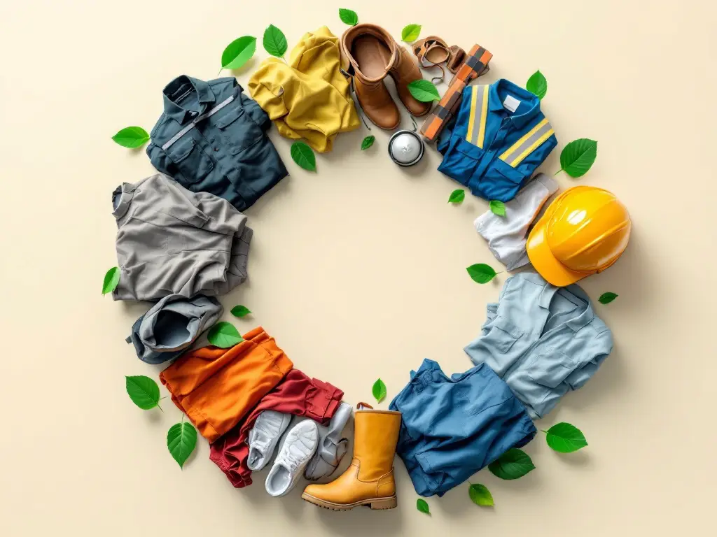 recyclage des vêtements de service